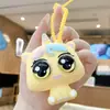 Sanrio Creativo Gato de Ojos Grandes Cuerda Trenzada Serie Ojos Saltones Llavero Lindo Dibujo Animado Muñeca Colgante para Bolso de Pareja