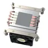 Radiador para Servidor 2U 115X 2011 1700 Am4 CPU Pressão para Baixo 4 Tubos Lateral R63