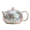 Tetera Xishi chapada en plata 999 de fábrica Taotie Tetera Tetera Tetera Individual Té de Lujo Ligero de Alta Gama Juego de Té Kung Fu Individual Grande