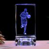 Luz de noche de cristal luminosa de mano de la estrella de la NBA James Kobe Owen, regalo creativo de cumpleaños para hermano y niños