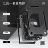 Para Samsung A9 Tablet PC Cubierta Protectora Feitian Rueda Soporte Plegable Giratorio de Mano Estuche Protector Anti-caídas para Tablet