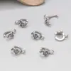 Prata Esterlina Xiangyun Pingente Redondo Acessórios Vintage Antigo DIY Pingente Artesanal Acessórios de Pingente