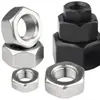 Tuerca Hexagonal Externa de Rosca Fina de Acero Inoxidable 304, Acero al Carbono Grado 8.8 Alta Resistencia Tuerca Hexagonal Externa de Rosca Fina M4M5M6M8