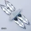 Joyería DIY superficie de tortuga plana gota de agua doble agujero acrílico taladro plano taladro plano Taiwán 10*30 costura a mano taladro al por mayor