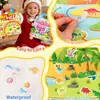 Paquete de 6 Libros de Pegatinas de Gel Transfronterizos Libros Silenciosos Diversión DIY Pegatinas de Escenas Infantiles Juguetes Educativos de Enfoque para Educación Temprana