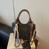 Bolsa Balde Transversal de Nicho da Moda Transfronteiriça para Mulheres 2025 Verão Nova Moda Bolsa Simples de Ombro Transversal