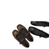 Sapatos femininos estilo francês, bico quadrado, boca rasa, sapatos baixos, primavera e outono, novos sapatos Beans, sapatos femininos estilo fada Mary Jane 2024