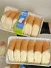 Raven Baking Súper Suave Pastel Croissant de Queso Caja de Empaque Caja de Empaque Transparente Desechable para Croissants Panecillos de Queso
