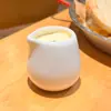 Jarra de Leche de Cerámica para Cafeterías, Salsa para Bistec Estilo Occidental, Jarra para Salsa con Pico, Mini Jarra de Leche, Lechera con Pico