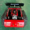 Quitanieves con Orugas Control Remoto 16HP Certificado CE Rotocultivador Agrícola de Jardín Tipo Control Remoto con Orugas Cortacésped