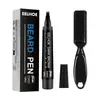 Kit de Lápiz Rellenador de Barba Eelhoe para Hombre, Lápiz de Barba Natural Impermeable, Lápiz Trazador de Barba