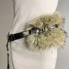 [8678 Pessoas Coletaram] Nova Subcultura de Cintos Peludo Estiloso Retro Americano Costura Combinando Acessórios Sexy