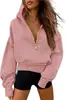 Sudadera Amazon Europea y Americana Otoño/Invierno 2026 con Cuello Camisero, Patchwork, Pulóver, Manga Larga, Media Cremallera, Estilo Casual para Otoño/Invierno