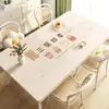 Mantel de Mesa de Comedor de Dibujos Animados, Mantel de Lujo Ligero y de Gama Alta, Impermeable, Resistente al Aceite, Lavable, Almohadilla Resistente al Calor, Mantel Protector para Mesa de Café Resistente a Altas Temperaturas