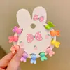 Presilhas de cabelo infantis para franja, presilhas de flor para bebês, grampos de cabelo para meninas, acessórios de cabelo para bebês, presilhas BB para bebês