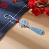 Mini Nó Chinês Pingente pequeno tamanho Nó Chinês Pendente para Pen Drive Capa de Celular Nº 7 6 nós Fita de Marcador de Página Antiga Pingente de Fita