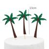 Copyright Árbol de Fieltro Mori Árbol Pequeño No Tejido Árbol de Navidad Decoración de Pastel de Cumpleaños Tarjeta Enchufe Bandera Pastoral