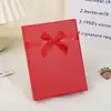 Caja de Regalo para San Valentín con Pajarita, Tapa y Base, Regalo Empresarial, Empaque de Regalo de Alta Gama, Caja de Regalo para Collar de Joyería al por Mayor