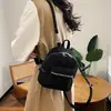 Mochila de Pana Estilo Retro, Mochila Pequeña de Pana, Bolso Nuevo Estilo para Mujer, Mochila Escolar Pequeña Casual Simple Estilo Coreano para Mujer