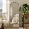 Espelho vintage estilo francês, popular online, espelho de corpo inteiro de alta qualidade, espelho de maquiagem de luxo leve, espelho de chão, espelho de parede para provador em casa