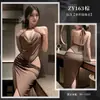 Vestido Sexy de Encaje con Escote en V Profundo Estilo Palacio Feimu, con Cordones, Halter, que Ceñe la Cintura Lencería para Adultos