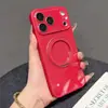 Adequado para Capa de Celular com Suporte Giratório Apple 18Promax, Capa Protetora de Vidro Ice-Sense iPhone 17 Janela Grande 16