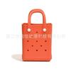 Bolsa de Playa Eva, Celebridad de Internet Europea y Americana, Bolsa de Accesorios DIY, Bolso Coreano de Nicho, Bolso de Agujeros de Moda