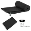 Toalha esportiva de veludo dupla face transfronteiriça microfibra secagem rápida absorvente portátil yoga fitness macia toalha de praia