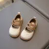 Zapatos Individuales de Moda para Niñas Estilo Pequeño Chanel de Primavera y Otoño, Zapatos para Niños con Patrón de Diamantes y Suela Suave, Zapatos Pequeños de Cuero para Niños