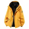 Chaqueta Softshell Camel Blue para Mujer Otoño Invierno Exterior Cortavientos Impermeable Tres en Uno Escalada Senderismo Abrigo Ropa Exterior Hombre