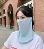 [Nuevo Estilo de Verano] Mascarilla Protectora Solar, Bufanda para Ciclismo, Cubre Rostro y Protector de Cuello, Todo en Uno para Hombre, Nuevo Protector Solar de Seda Hielo para Cara Completa