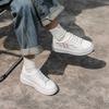 Zapatillas Deportivas Casuales Planas Versátiles Simples con Bordado de Flor de Ciruelo para Mujer de Cuatro Estaciones para Exteriores Suela Gruesa Aumentada Talla Europea