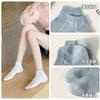 Calcetines para mujer calcetines de algodón de color liso primavera y verano finos absorbentes de sudor transpirables calcetines invisibles de corte bajo calcetines de malla cortos Joker al por mayor