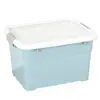 Caja de Almacenamiento de Plástico Transparente Extra Grande Caja de Almacenamiento Gruesa para Ropa y Colchas del Hogar Caja de Almacenamiento para Libros Tamaño Grande