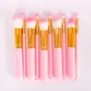 Set de Brochas de Maquillaje de 10 Piezas Listo para Usar para Principiantes del Fabricante, Color Caramelo, Fibra de Color, Herramientas de Maquillaje, Modelo Popular de Venta Transfronteriza