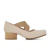 Versão em Pele de Ovelha ~ Sapatilhas Quadradas para Mulheres, Sapatos Baixos Retro com Tiras Cruzadas e Bico Quadrado, Sapatos Baixos com Salto Grosso