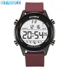 Reloj Electrónico de Silicona para Hombre SYNOKE Running Estudiante Moda Impermeable Luminoso Pantalla Grande Montañismo al Aire Libre