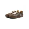 Versión de Piel de Vaca~Zapatos de Entrenamiento Alemanes Ocultos para Aumentar la Altura Mujer Estilo Retro Suela Suave Ins Suela Fina Zapatos Casuales Forrest Gump Deportivos Zapatos para Mujer