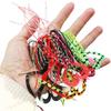 16cm/2g Streamer de Cola de Corazón Luna Silicona Seda Atado a Mano Gancho de Oro Iseni Falda de Silicona Luna