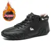 Botas Martin de Gran Tamaño Forradas de Lana para Otoño e Invierno Transfronterizas, Zapatos de Algodón Cálidos para Hombre Estilo Pulpo de Gran Tamaño, Zapatos Deportivos Casuales de Caña Alta para Hombre