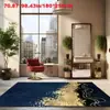 Estoque Transfronteiriço Tapete de Luxo Leve Sala de Estar Minimalista Tapete de Mesa de Centro Quarto Tapete Completo ao Lado da Cama Tapete de Estilo Simples