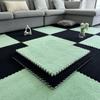 Alfombrillas Modernas Sencillas de Empalme para Sala de Estar y Dormitorio, Tapetes para Gateo de Bebés para el Hogar, Alfombrillas Cortables y Fáciles de Cuidar