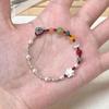 Nova Pulseira Chinesa Empilhada de Contas Feminina Nicho Requintado Luxo Leve Alto Valor Simples Combina com Tudo Pulseira 2024 Nova