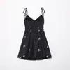 Vestido de Popelina Bordado Elegante Estilo Europeo y Americano Transfronterizo 2026 Nueva Moda Amazon para Mujer al por Mayor 0881404