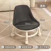 Silla Pequeña para Patinaje en Línea en Casa Rueda Universal Taburete Silencioso Persona Perezosa con Ruedas con Respaldo Taburete Pequeño Sala de Estar Ruedas Taburete Bajo