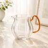 Gong Dao Bei Multifacetado de Vidro Criativo com Cabo Chinês Ferramenta de Separação de Chá Mar de Chá Grande Capacidade Exquisito para Casa Gong Cup Não Quente