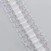 Cinta de Encaje de Malla Blanca y Negra Ancha para Ropa de Encaje Ropa de Bebé Tela para Cortinas Material Decorativo DIY