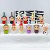 Muñeca Caja Misteriosa Hombre Estrella Dibujo Animado Llavero Colgante Hombre Estrella Accesorios de Plástico Blando Tridimensional DIY