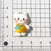 Resina DIY Mochila Fantasia Gato Cola Creme Capa de Celular Chaveiro Pingente de Bolsa Grampo de Cabelo Elástico de Cabelo Materiais de Acessório