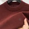 Suéter de Lana 100% Hengyuanxiang Nuevo Otoño e Invierno para Hombre Cuello Redondo Suéter Tejido Grueso Cálido Moderno Camiseta Base para Hombre